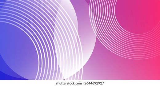 Fundo colorido de gradiente abstrato com linhas geométricas brilhantes. Design criativo. Estilo minimalista. Terno para capa, cartaz, banner, folheto, site