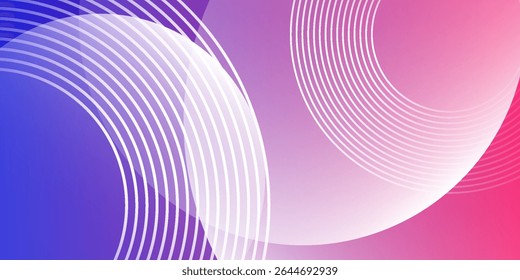 Abstract gradient colored background with glowing geometric lines. Creative design. Minimalist style. Suit for cover, poster, banner, flyer, website. Eps10