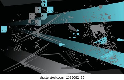 abstrakter Farbverlauf-Hintergrund mit sportlichen Spotmotiven