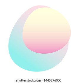 Abstract gradient colored pattern background. Fluid elements for design birthday party card, shop sale advertising, summer rest poster, night club t shirt, bag print etc.