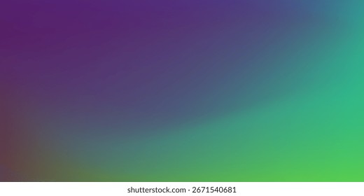 Abstract gradient colorful background with green, purple, tosca. Beatifull color. Blank space for text.