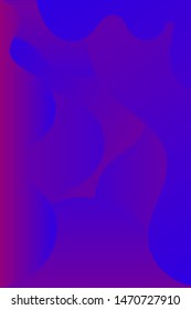 Abstract gradient colorful background vector template with fluid shapes