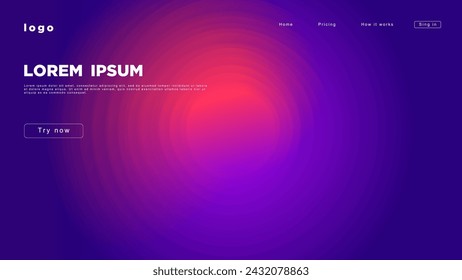 Abstract gradient colorful background for website background, banners, etc.