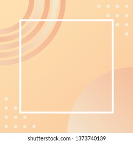 Abstract Gradient Colorful Border Frame Illustration Background