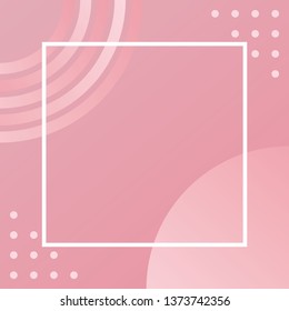 Abstract Gradient Colorful Border Frame Illustration Background