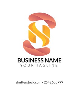 Gradiente abstracto logotipo de diseño colorido