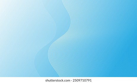 Abstract gradient colorful digital wavy line background