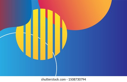 Abstract gradient colorful geometric background. Creative illustration for business, website, poster, banner, cover, advertising, promotion, brochure, flyer, presentation, page, card. Vector trendy