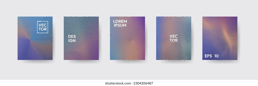 Abstract gradient colorful halftone pattern with wall art poster. Gradient geometrical pattern vector poster. Cover page trendy layouts. Popular party poster concept design.