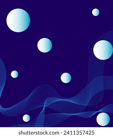 abstract gradient colorful line vector background