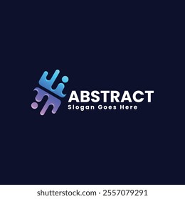 Abstract Gradient Colorful Logo Template