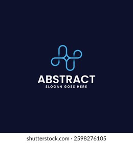 Abstract Gradient Colorful Logo Template