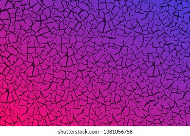 Abstract Gradient Colorful Walls cracks old background wallpaper vector illustration