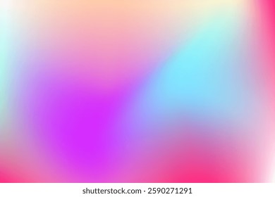 Abstract Gradient Colors Blending Together in a Vivid and Soft Display