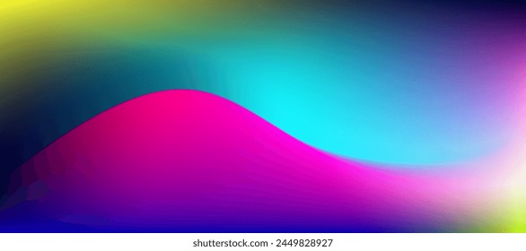 abstract gradient colors flowing background design