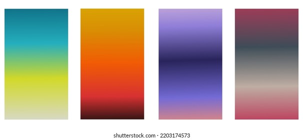 Abstract gradient colors set background  with trend pastel red, orange, yellow, blue, white, maroon and etc colors for design concepts, wallpapers, web, presentations and prints. Vector illustration.