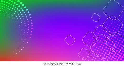 Color degradado Abstractas con decoración de semitonos. Vector pop art ilustración de fondo
