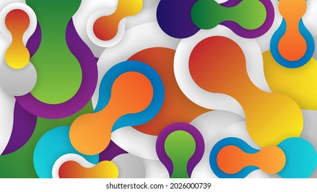 abstract gradient colrful background. trendy vector design