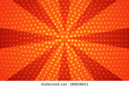 Abstract gradient comic background in cartoon style