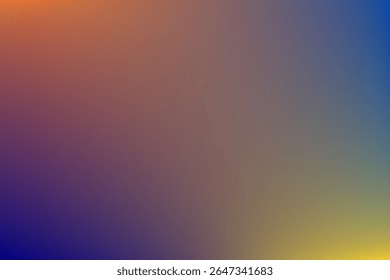 Abstract gradient composition showcasing transitions between warm and cool colors creating a modern, aesthetic, and versatile background perfect for creative