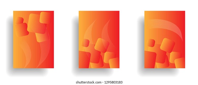 abstract gradient cover background ready use for magazine, business card, poster, flyer, banner, brochure, ready in eps10 - vector