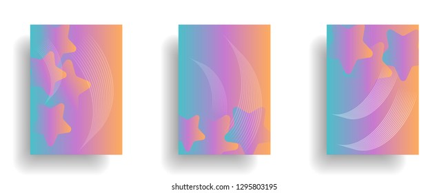 abstract gradient cover background ready use for magazine, business card, poster, flyer, banner, brochure, ready in eps10 - vector