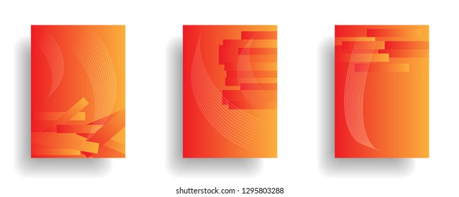 abstract gradient cover background ready use for magazine, business card, poster, flyer, banner, brochure, ready in eps10 - vector