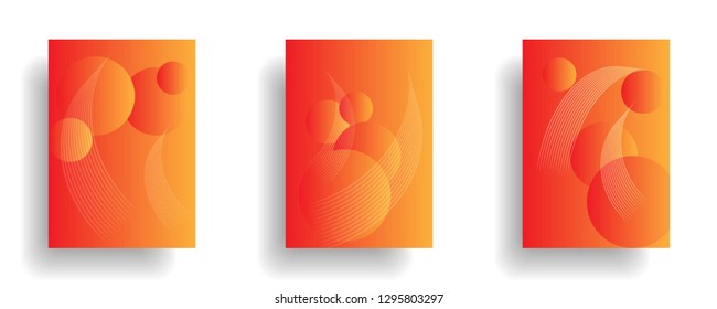 abstract gradient cover background ready use for magazine, business card, poster, flyer, banner, brochure, ready in eps10 - vector