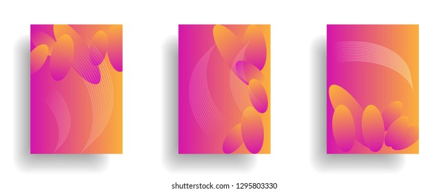 abstract gradient cover background ready use for magazine, business card, poster, flyer, banner, brochure, ready in eps10 - vector