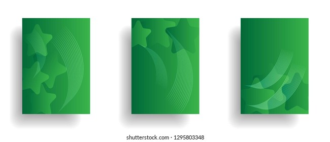 abstract gradient cover background ready use for magazine, business card, poster, flyer, banner, brochure, ready in eps10 - vector