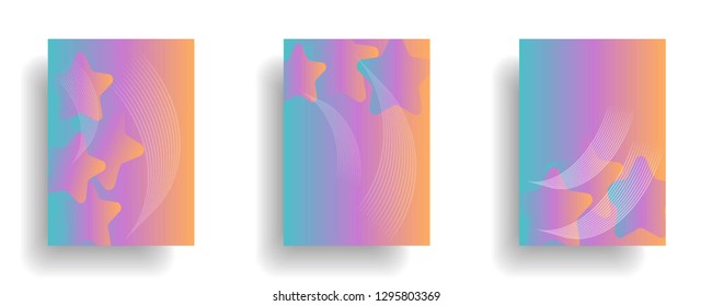 abstract gradient cover background ready use for magazine, business card, poster, flyer, banner, brochure, ready in eps10 - vector