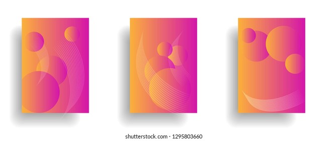 abstract gradient cover background ready use for magazine, business card, poster, flyer, banner, brochure, ready in eps10 - vector