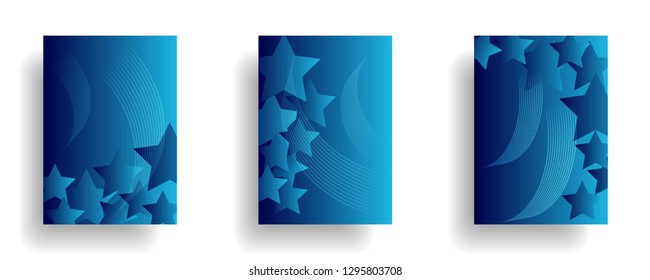 abstract gradient cover background ready use for magazine, business card, poster, flyer, banner, brochure, ready in eps10 - vector