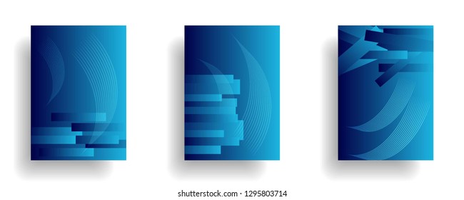 abstract gradient cover background ready use for magazine, business card, poster, flyer, banner, brochure, ready in eps10 - vector