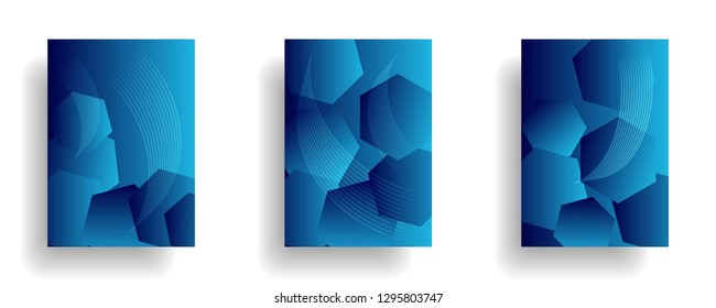abstract gradient cover background ready use for magazine, business card, poster, flyer, banner, brochure, ready in eps10 - vector