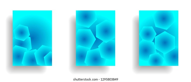 abstract gradient cover background ready use for magazine, business card, poster, flyer, banner, brochure, ready in eps10 - vector