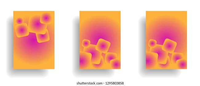 abstract gradient cover background ready use for magazine, business card, poster, flyer, banner, brochure, ready in eps10 - vector