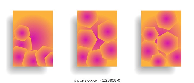 abstract gradient cover background ready use for magazine, business card, poster, flyer, banner, brochure, ready in eps10 - vector