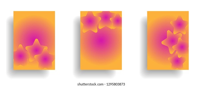 abstract gradient cover background ready use for magazine, business card, poster, flyer, banner, brochure, ready in eps10 - vector