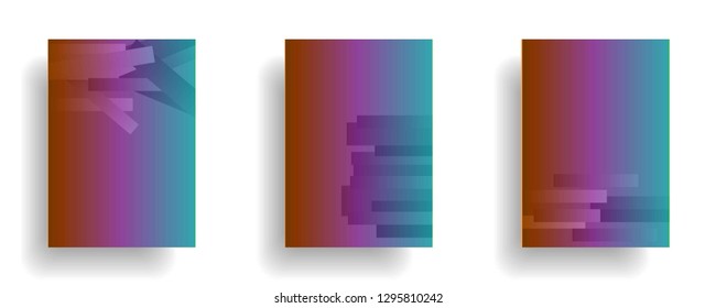 abstract gradient cover background ready use for magazine, business card, poster, flyer, banner, brochure, ready in eps10 - vector