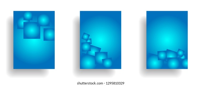 abstract gradient cover background ready use for magazine, business card, poster, flyer, banner, brochure, ready in eps10 - vector