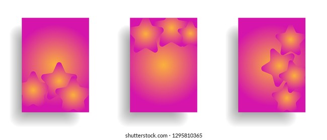 abstract gradient cover background ready use for magazine, business card, poster, flyer, banner, brochure, ready in eps10 - vector