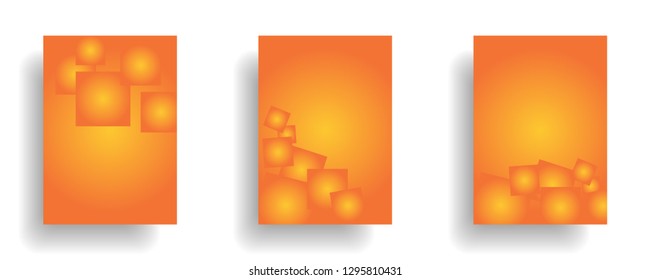 abstract gradient cover background ready use for magazine, business card, poster, flyer, banner, brochure, ready in eps10 - vector