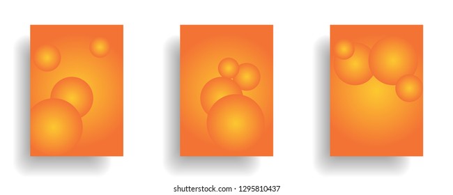 abstract gradient cover background ready use for magazine, business card, poster, flyer, banner, brochure, ready in eps10 - vector