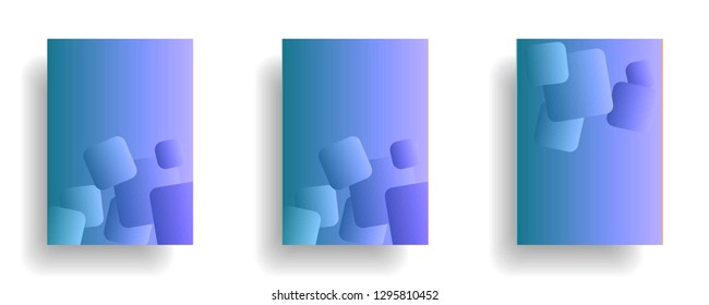 abstract gradient cover background ready use for magazine, business card, poster, flyer, banner, brochure, ready in eps10 - vector