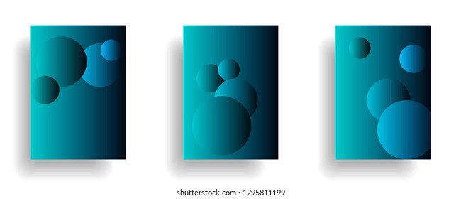 abstract gradient cover background ready use for magazine, business card, poster, flyer, banner, brochure, ready in eps10 - vector
