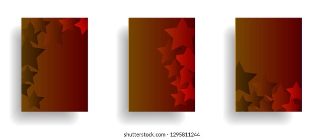 abstract gradient cover background ready use for magazine, business card, poster, flyer, banner, brochure, ready in eps10 - vector