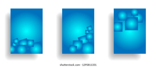 abstract gradient cover background ready use for magazine, business card, poster, flyer, banner, brochure, ready in eps10 - vector