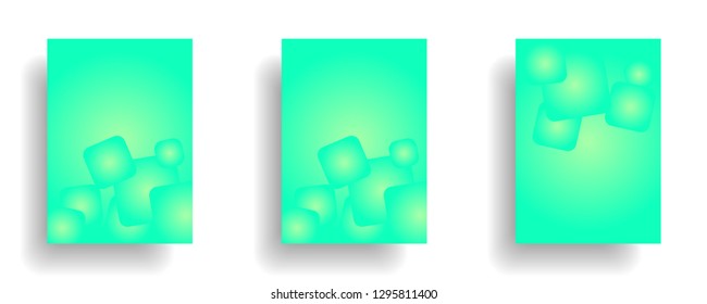 abstract gradient cover background ready use for magazine, business card, poster, flyer, banner, brochure, ready in eps10 - vector