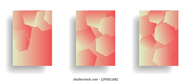 abstract gradient cover background ready use for magazine, business card, poster, flyer, banner, brochure, ready in eps10 - vector